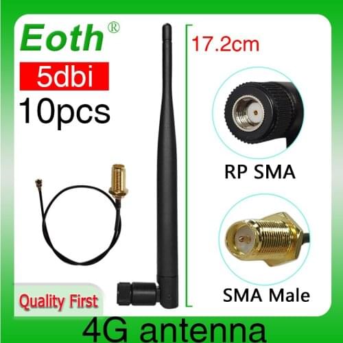 4g lte antenna 5dbi SMA feMale Connector Waterproof Antena External Antenne for huawei b593 4G router modem repeater with cable