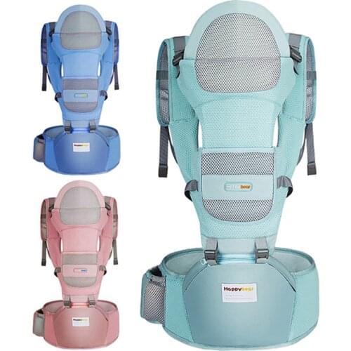 Ergonomic Baby Carrier Infant Kid Hip Seat Carrier Sling Front Facing Kangaroo Baby Wrap Carrier For Baby Travel Activity Gear