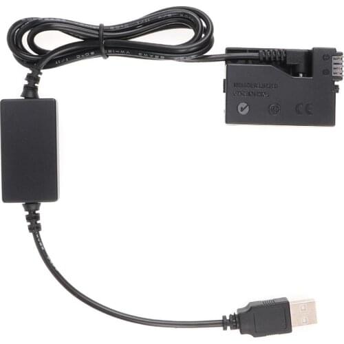Dummy Battery Plate LP-E8 DC Coupler 5V 2A USB Cable For Canon EOS 550D 600D 650D 700D Kiss x7i x6 x5 x4