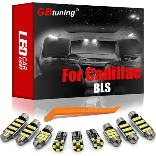 GBtuning Canbus Error Free LED For Cadillac BLS Wagon 2006- 2018 2019 Vehicle Indoor Dome Bulb Interior Light Accessories Kit