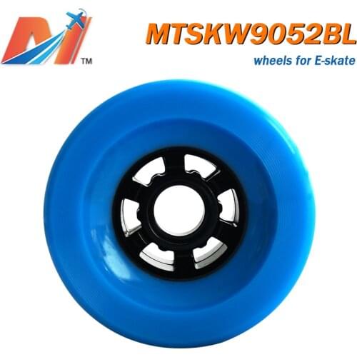 Maytech Clearance Sale Blue professional PU Skateboard Wheels Wholesale for electric scooter mountainboard parts