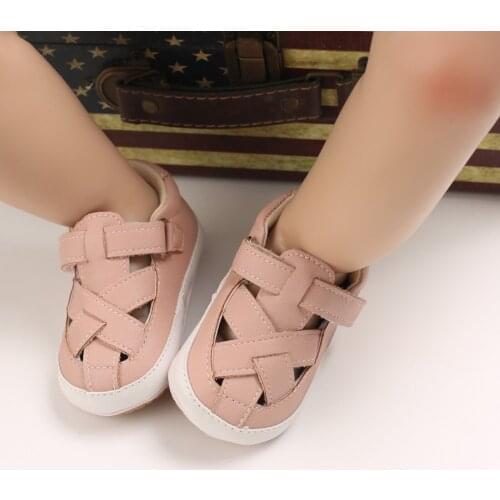 Fashion Newborn Infant Baby Girls Boys Soft Sole Solid Colors Summer Prewalker Anti-slip Rubber Outdoor First Walker Shoes#p4