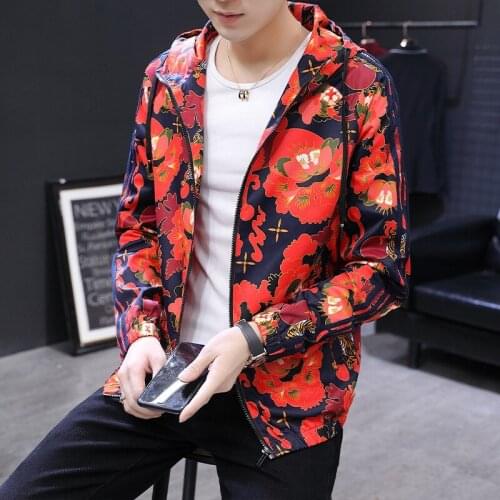 Mens fashion clothing trends men clothing trench coat zip up hoodie japanese fashion plus size camouflage jacket Youth trend