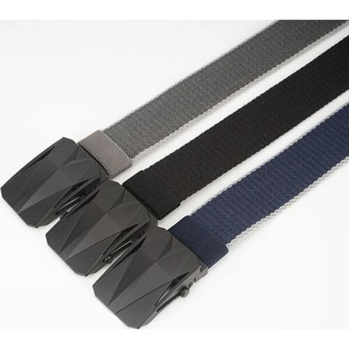 New casual wild nylon men belt canvas belt alloy buckle outdoor tactical training hunting belt jeans casual pants accessories