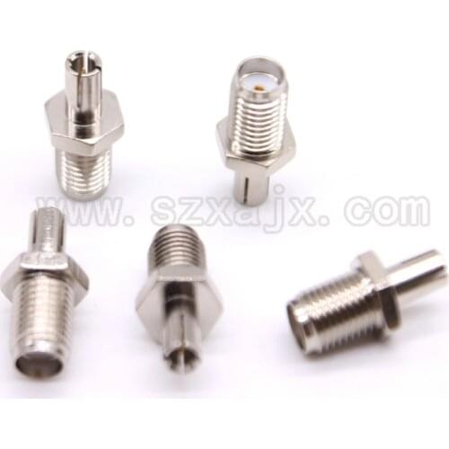 Wholesale JX connector 100pcs SMA to TS9 connector straight SMA female to TS9 Nickel plating adapter free shipping