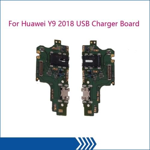 USB Plug Charger Board For Huawei Y9 2018 Microphone Module Cable Connector For Huawei Y9 2018 Phone Replacement Repair Parts