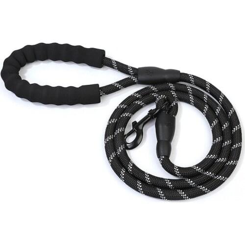 Durable Nylon Dog harness Leash Rope Strap 1.5m Reflective Leash For Small Medium Large Dog Labrador