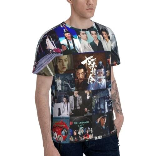 Promo Baseball All My The Untamed chen qing lin blogs Wiki BL Drama Amino T-shirt Graphic Print Novelty Tees Tops European Size