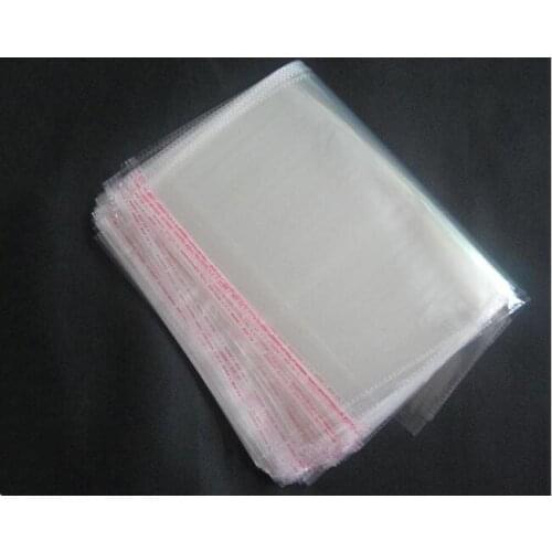 200pcs/7cmx12cmTransparent Self Adhesive Seal Plastic Bags OPP Poly Self Sealing Clear Cellophane Bags for Gifts Packaging Bags