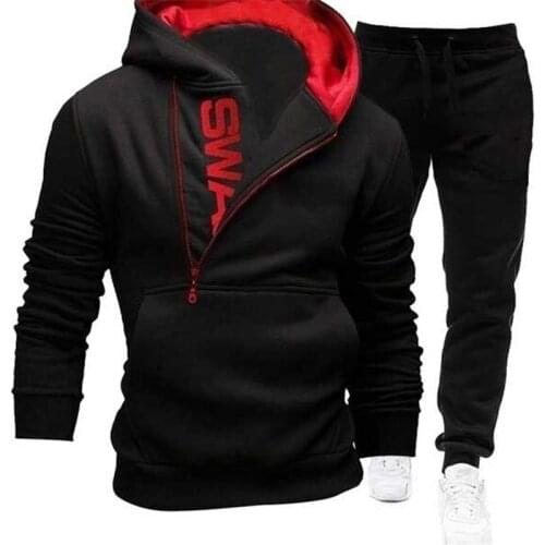 Sportswear Man Casual Sweatshirts Sport Suits Hooded Zipper Tracksuits Sports Joggers Training Fitness Gym Clothes Running Set