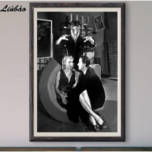 V116 1953 Ed, Dolores And The Devil! Vintage Classic Movie Custom Silk Poster Home Deco Wall Art Christmas Gift