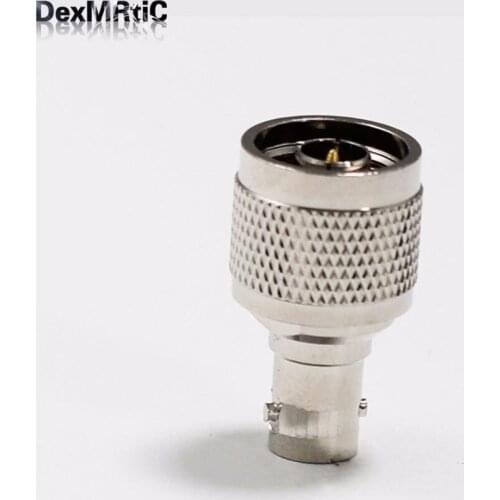 1pc N Male Plug switch BNC Female Jack RF Coax Adapter convertor Straight Nickelplated NEW wholesale