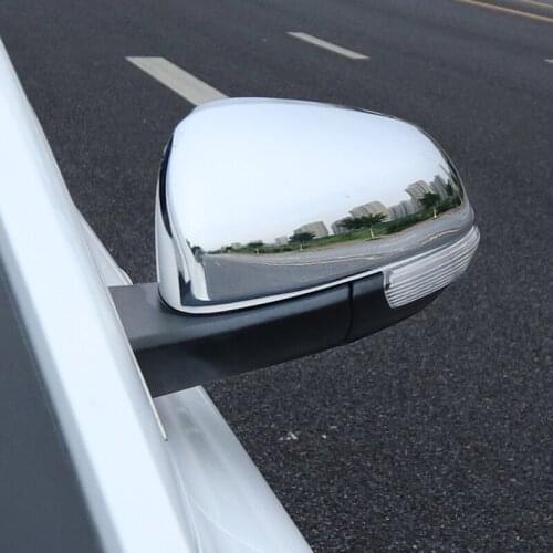 2pcs for MG ZS Rearview mirror hood Rearview mirror Decorative frame ABS electroplating