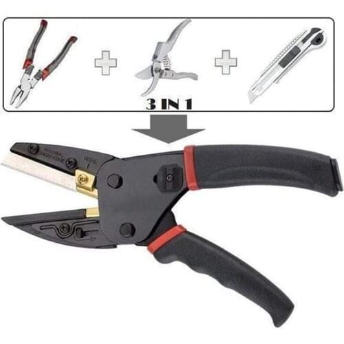 3 In 1 Cutting Tool Diagonal Pliers Wire Cutter Soft Cutting Pliers Wires Insulating Hand Tools Blade Gardening Pruning Shears