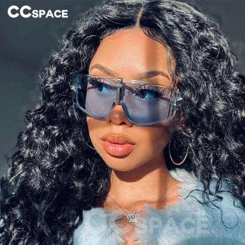 49153 Square Oversized Goggle Sunglasses Men Women Fashion Shades UV400 Vintage Glasses