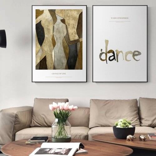 Abstract Cocktail Party Canvas Painting Posters And Prints For Living Room Study Room Wall Sticker For Home Decoracion Pop Art