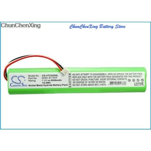 Cameron Sino 2000mAh Battery 8489, B11543 for Vetronix 03006735, Engine Analyaer, F00E900018, MTS 5200