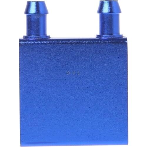 Aluminum Alloy Water Cooling Block For Liquid Cooler Silver System Heat Sink