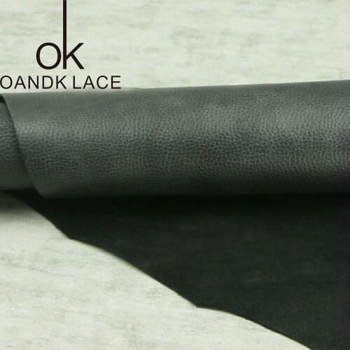 Black coffee oil wax mad horse Paper materials manual diy wallet production of leather leather first layer of leather materials