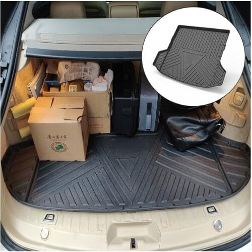 For BMW F07 GT Black Rubber Car Cargo Floor Mats Custom Auto Accessories Cargo Liner Automobile Carpet Cover car accessories