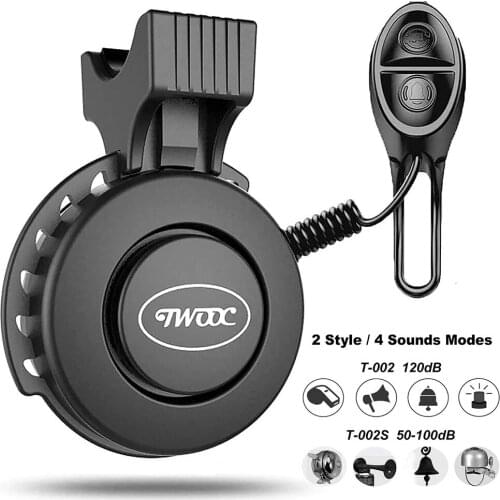 Bicycle Electronic Bell Bicycle Horn Bell Outdoor Cycling Safety Warning Alarm Riding Protective Alert MTB Road Bike Accessories