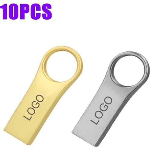 10PCS USB Flash Drive 128GB 64GB 32GB Pen Drive 16GB 8GB 4GB Pendrive флешка U disk memo cel usb Stick Gift Free Custom LOGO