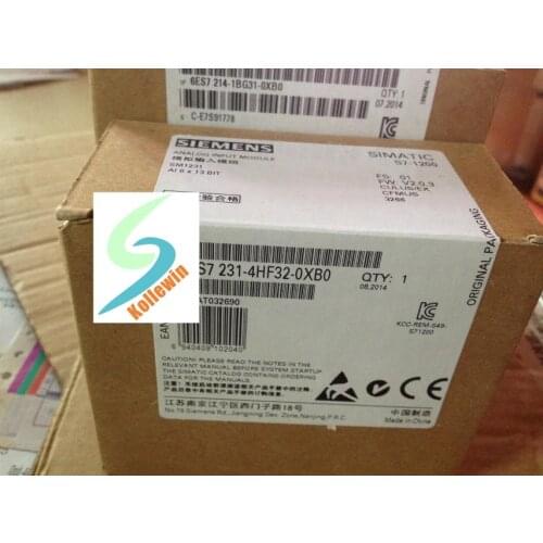 Original SIMATIC S7-1200 ANALOG INPUT 6ES7231-4HF32-0XB0 6ES72314HF320XB0 PLC Module NEW 6ES7 231-4HF32-0XB0