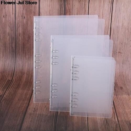 6 Holes Ring Binder B5/A5/A6 Notebook Planner Cover Matte File Folder Office School Stationery Supplies