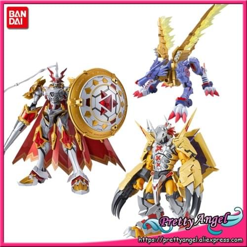 Genuine BANDAI SPIRITS Figure-rise Standard Assembly WarGreymon (AMPLIFIED) Metal Garurumon (AMPLIFIED) Action Figure