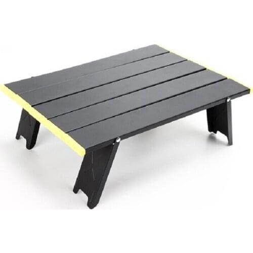 Camping Mini Portable Folding Outdoor Picnic Barbecue Table Ultra Light Folding Computer Table