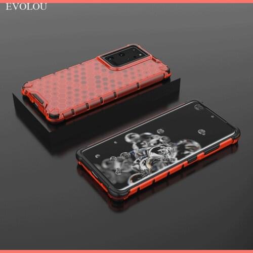 For Samsung Galaxy S30 Ultra Case Shockproof Honeycomb Airbag Soft Phone Cases for Samsung S20 Note 20 Ultra M31s M51 Back Cover