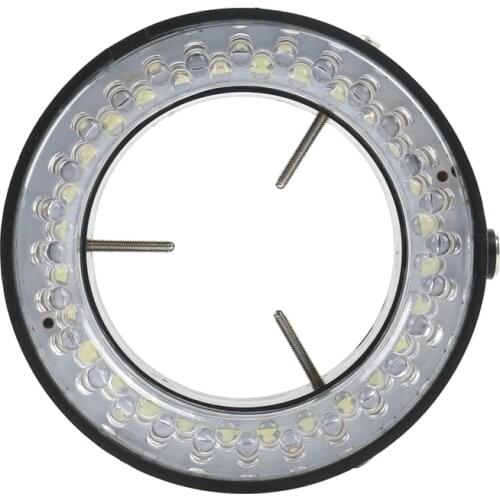 Adjustable 56 LED Ring Light Illuminator Lamp For Industry Video Microscope Camera Stereo Microscope Trinocular Microscope
