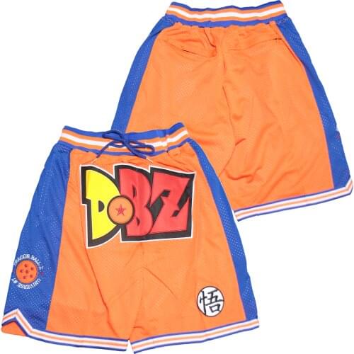 BG Basketball shorts dragonball Embroidery sewing Zip pocket outdoor sport big size various styles orange sandbeach shorts