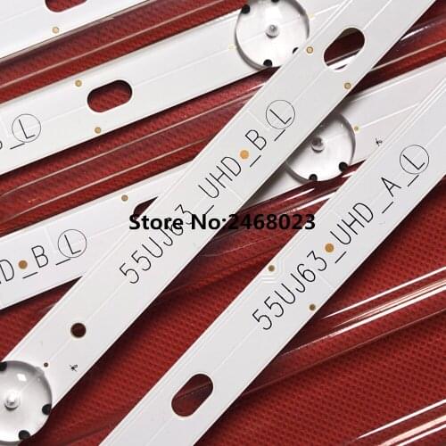 LED backlight strip 8 lamp for LG 55"TV Innotek 17Y 55INCH_B-TYPE SSC_55UJ630V 55UJ6300 55UJ63 55LJ63_UHD_B 55LJ55_FHD_A