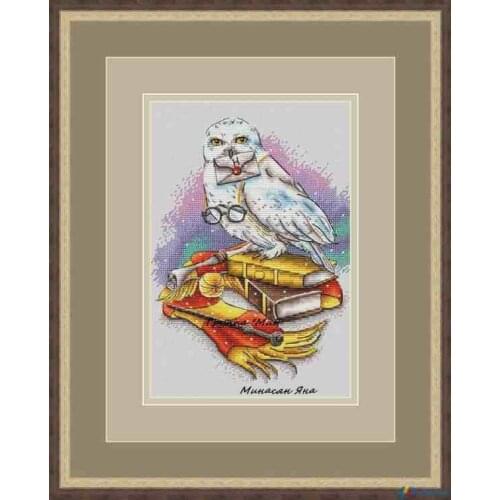 T-mm Rabbit and fox with love cross stitch kit Animal cotton thread Love lock canvas stitching embroidery Owl