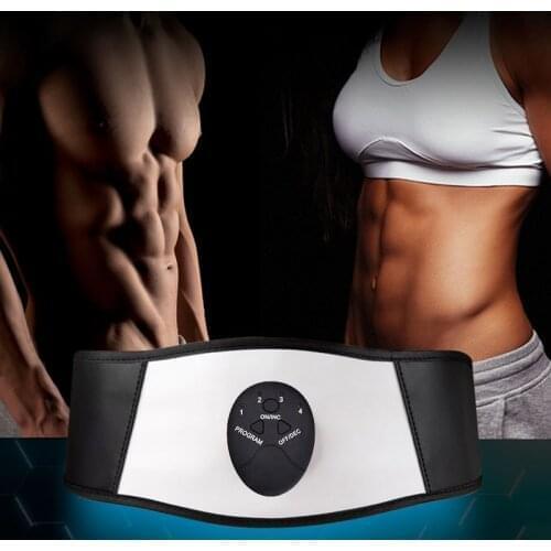 Smart Rechargeable Abdomen Device Abdomen Patch Massage Belt Muscle Trainer Home Abdominal Patch