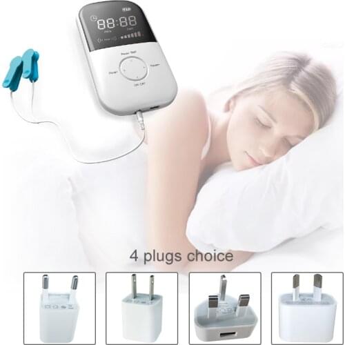 Sleep aid device CES sleep better Portable home use device Relieve insomnia anxiety depression device