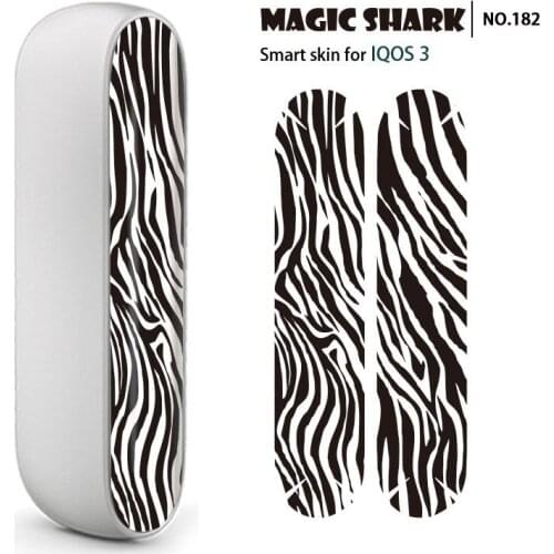 Magic Shark Army Flamingo Snake Zebra Super Heros Stereo Sticker Case for IQOS 3 Wrap Film for IQOS 3.0
