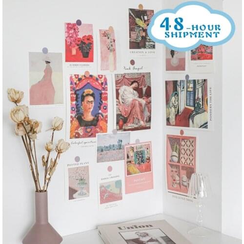 W&G Spring Ins Nordic Decorative Card Wall Decoration Photo Frame Painting Wall Stickers Decorative Painting Famous Painting 15