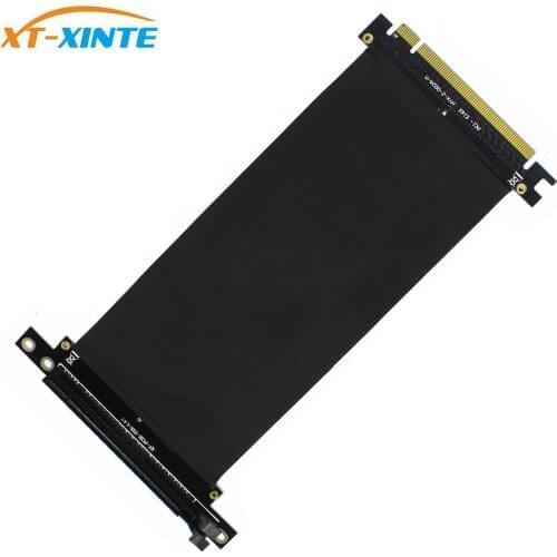XT-XINTE High Speed Graphics Cards PCI Express 3.0 16x Connector Cable Riser Card Extension Port Adapter for GTX560 GTX680 GT670
