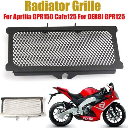 For Aprilia GPR150 Cafe125 GPR 150 DERBI GPR125 Cafe GPR 125 Motorcycle Radiator Grille Guard Protector Grill Cover Protection