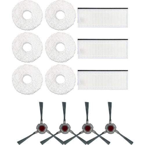 13Pcs for ECOVACS Deebot N9+ Accessories Robot Vacuum Cleaner with Side Brush Filter Cleaning Replacement Accessories