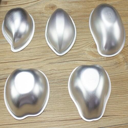 20pcs Aluminum Cupcake Mold Fruit Pudding Mold Pear mango lemon peach papaya Cakes mold