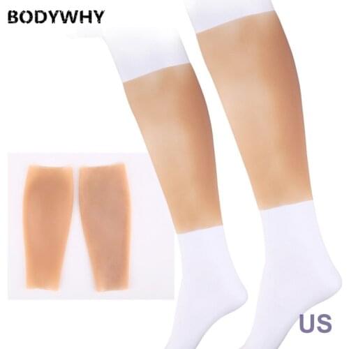 2019 Full Silicone Calf Sheath Enhancer Body Shaper Calf Cover Scar of Leg or Arm Ultrathin and Seamless Body Sculpting Leg Case