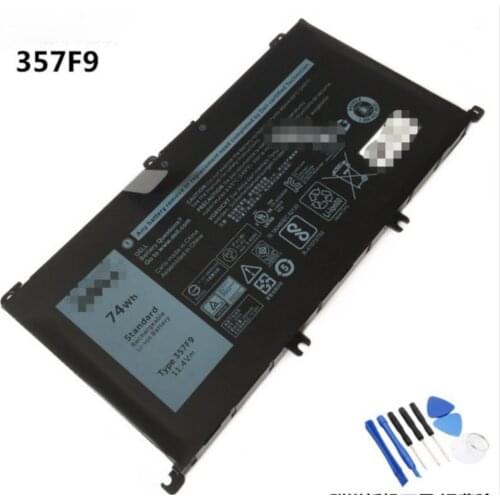 2020 new 357F9 Laptop battery For Dell Inspiron 15 7559 7000 7557 7567 7566 5576 5577 P57F P65F 357F9 11.1v 74wh