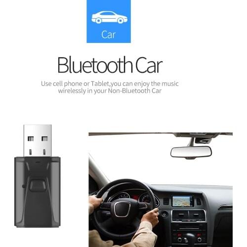 3.5mm Jack USB Bluetooth 5.0 Audio Receiver Transmitter 4 IN 1 Mini 3.5mm AUX RCA Stereo Music Wireless Adapter for TV Car PC