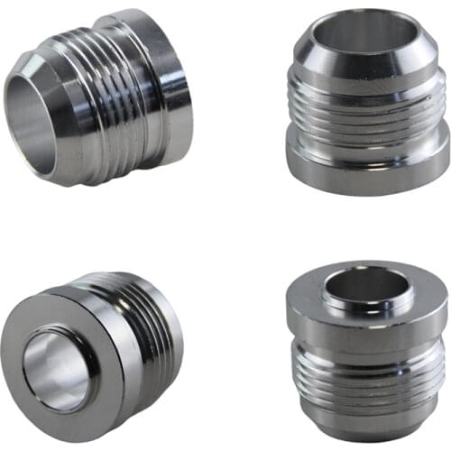 4pcs AN -16 AN16 Male Aluminium Adapter Weld Bung Nitrous Hose Fitting Tank Cell