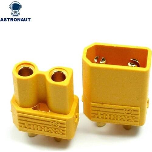 5 pairs Hot selling Yellow Amass XT30 High Quality Male Female Gold-plated Battery connector plug for RC aircraft