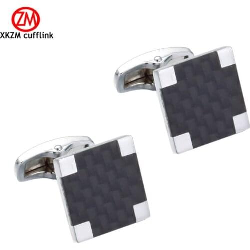 Free shipping/carbon fiber carbon fibre cufflinks wholesale wholesale brand cufflinks Wedding gifts wholesale/retail