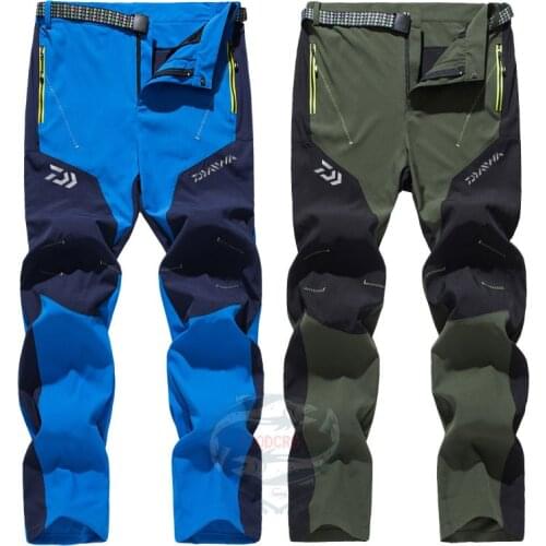 Daiwa Outdoor Sport Quick-Drying Waterproof Casual Stretch Pants Breathable Sunscreen Camping Hiking Fishing Tactical Men&Women